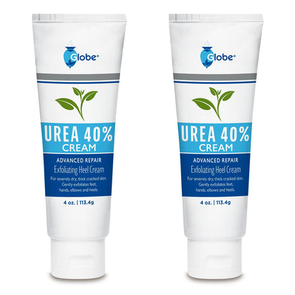 Globe front packaging two-pack showing tubes and total 8 oz for long-lasting use