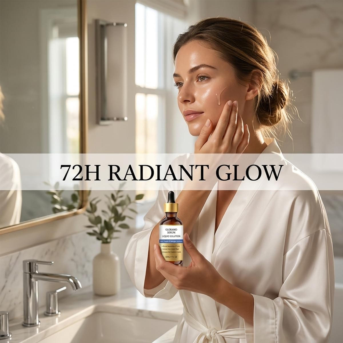 Gloramd ingredient display with peptides and collagen to support elasticity
