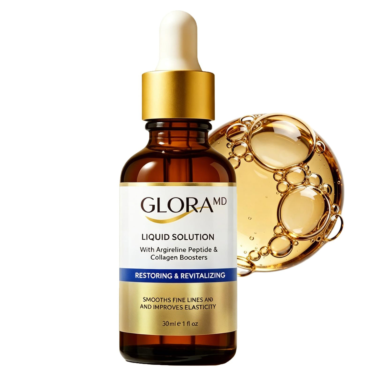 Gloramd Official front packaging showing sleek bottle and benefits