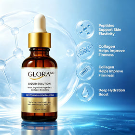 Gloramd Official texture on hand absorbing quickly for instant hydration
