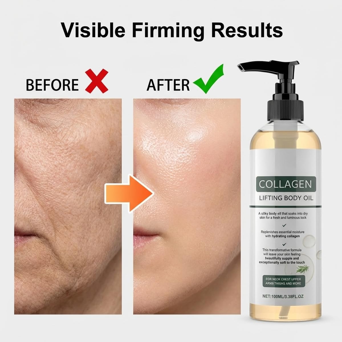 Gloramd Serum used in lifestyle scene for full-body hydration and radiant look