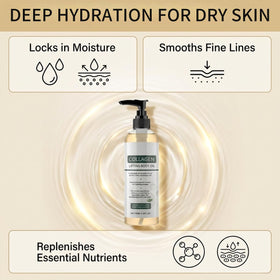 Gloramd Serum pump dispense detail demonstrating controlled, mess-free application