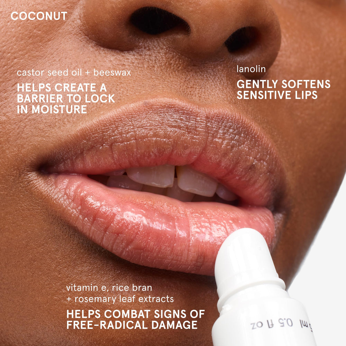 Glossier balm dotcom 15ml size comparison with coin for scale