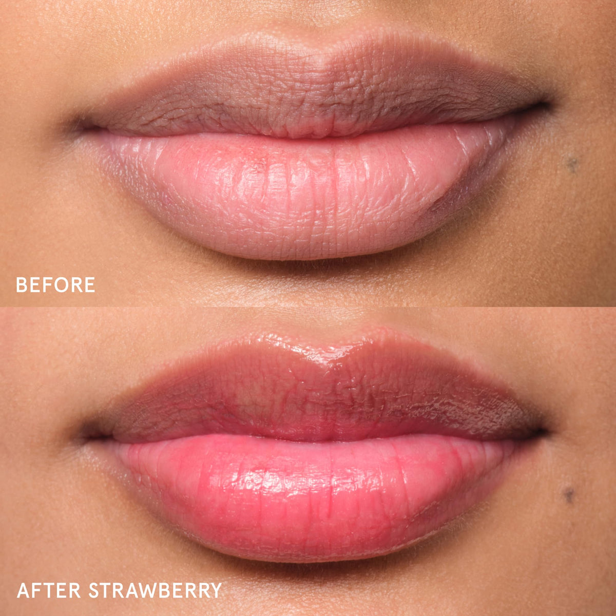 Glossier Balm Dotcom applied to cuticles demonstrating moisturized, healthier-looking skin