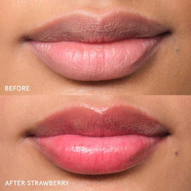 Glossier Balm Dotcom applied to cuticles demonstrating moisturized, healthier-looking skin