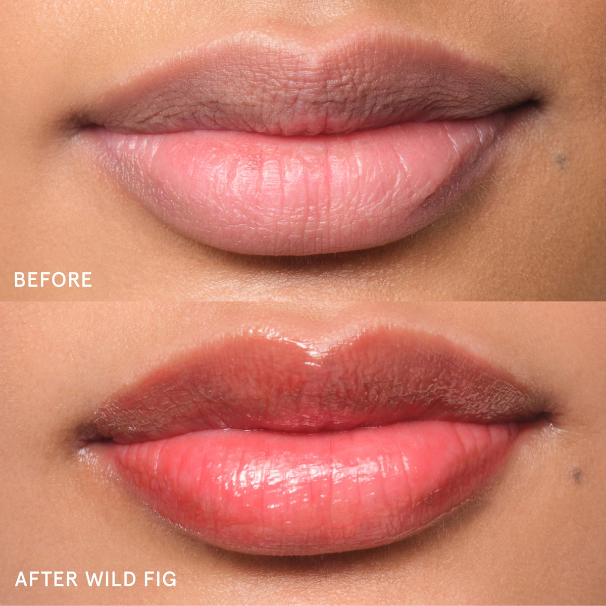 Glossier Balm Dotcom used on cuticles showing moisturized nail-bed benefit
