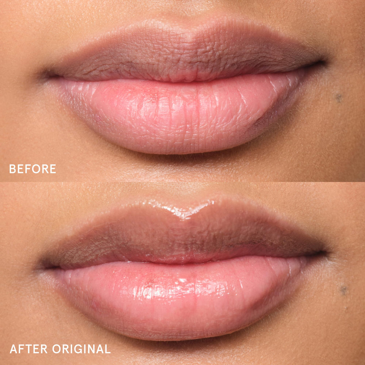 Glossier balm dotcom used on cuticles showing conditioning benefit and protection