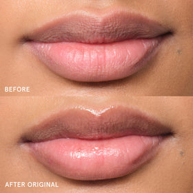 Glossier balm dotcom used on cuticles showing conditioning benefit and protection