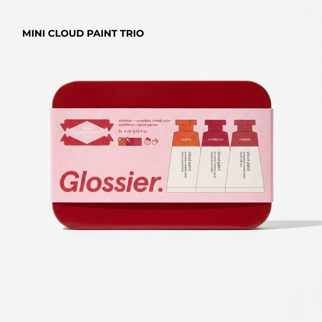 Glossier Crimson jar close-up displaying smooth gel-cream texture for blendable color