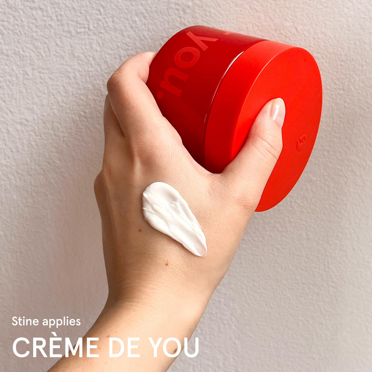 Glossier cream layered with matching eau de parfum to extend fragrance longevity