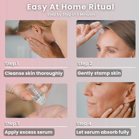 Glov Beauty applicator filled with serum in hand for simple at-home application