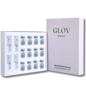Glov Beauty front box showing kit and benefits