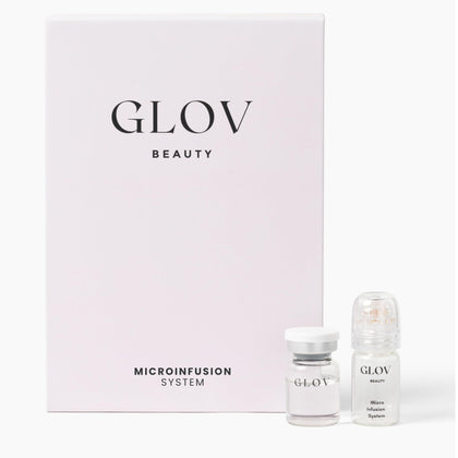Glov Beauty front packaging showing complete micro infusion kit for easy use