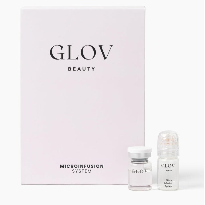 Glov Beauty front packaging showing complete micro infusion kit for easy use