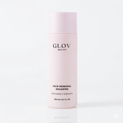 Glov Beauty front bottle shot showing clean design and benefits