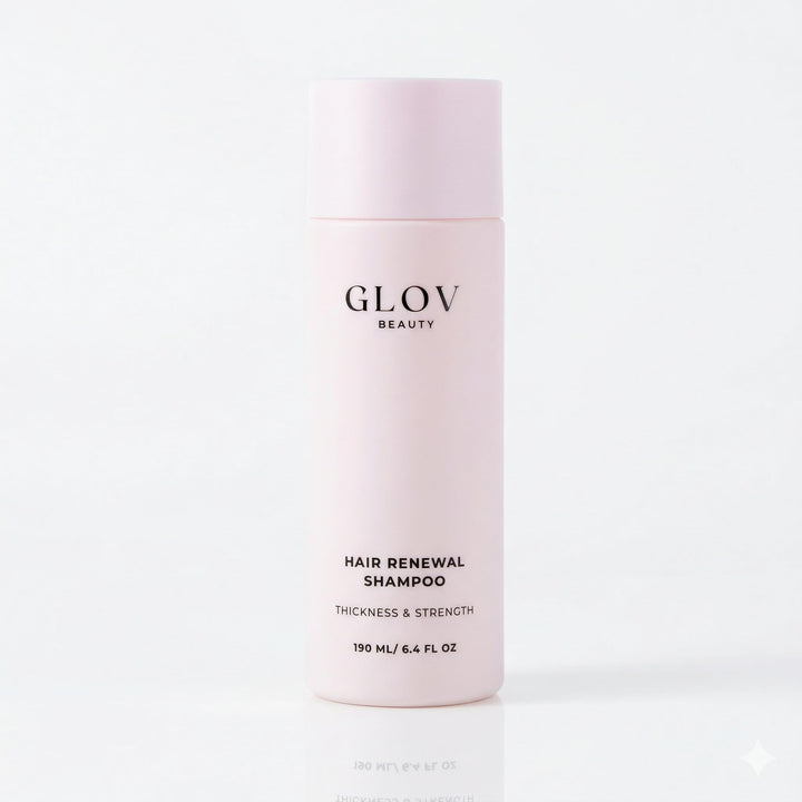 Glov Beauty front bottle shot showing clean design and benefits
