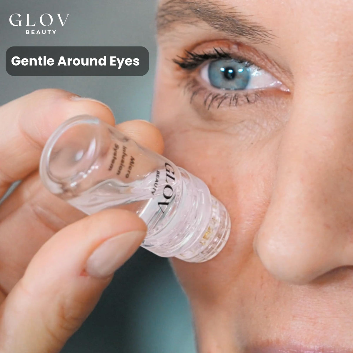 Glov Beauty kit beside a coin to show compact travel-friendly size