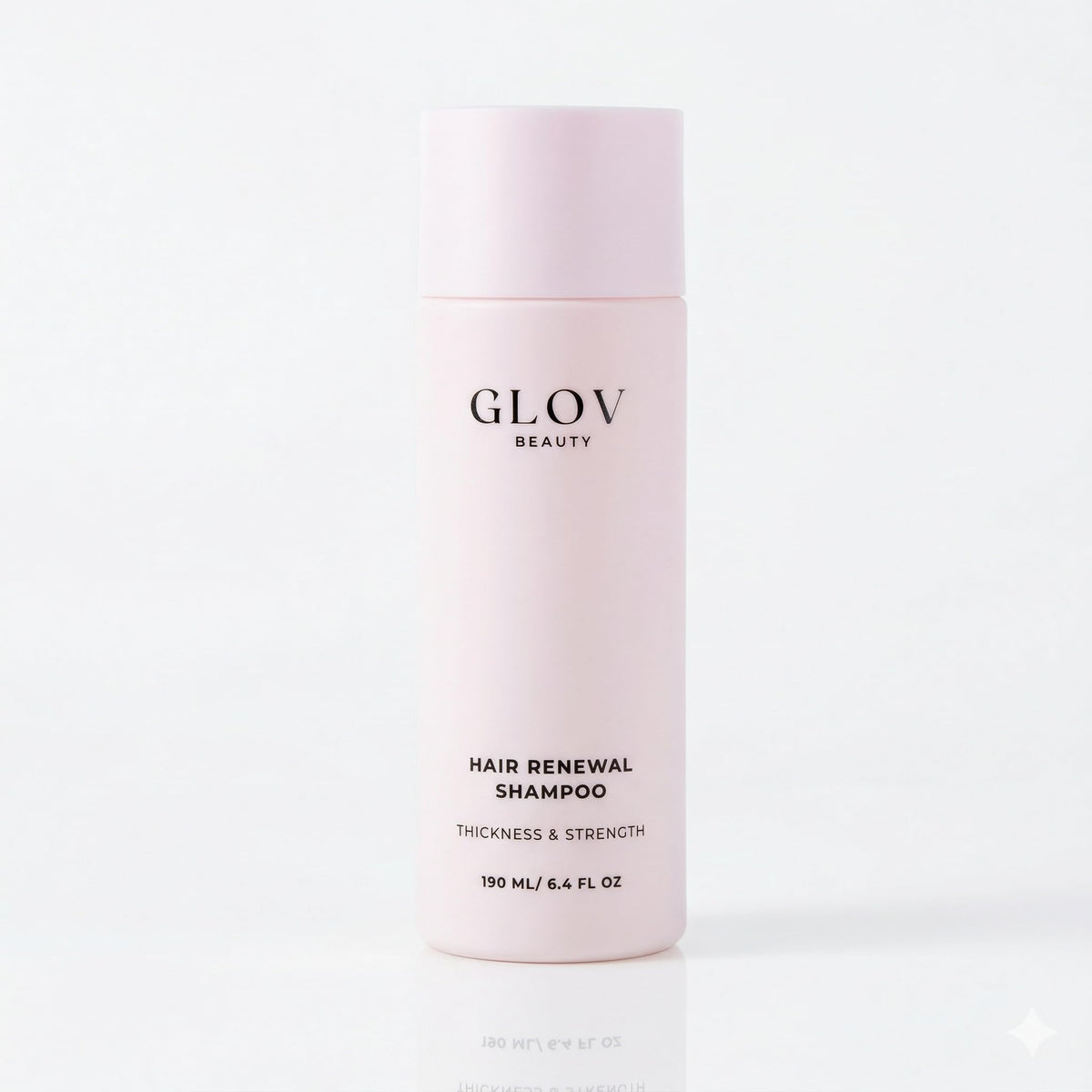 Glov Beauty front bottle view shows clean packaging and daily cleanser benefit