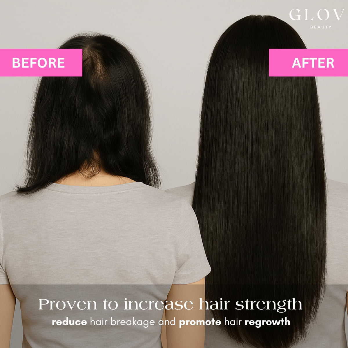Glov Beauty shampoo in bathroom lifestyle scene suggesting routine freshness benefit
