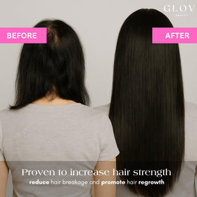 Glov Beauty shampoo in bathroom lifestyle scene suggesting routine freshness benefit