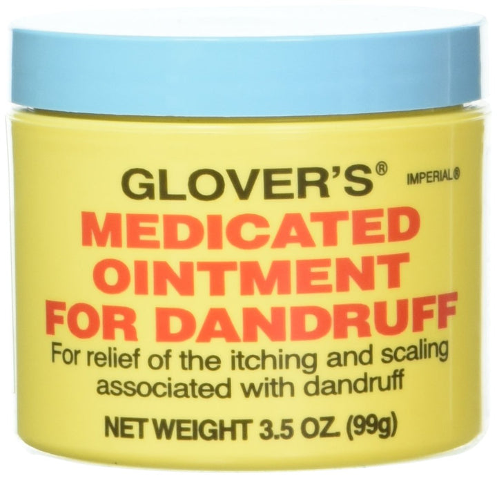 Glover's front tube packaging showing label and 3.5 oz size benefit