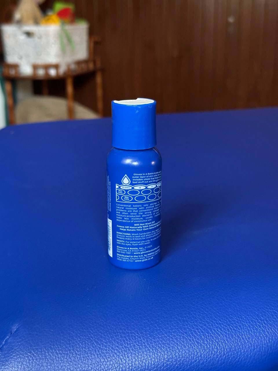 Gloves In A Bottle on hands after washing showing sustained hydration
