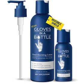 Gloves In A Bottle front packaging showing product and benefits