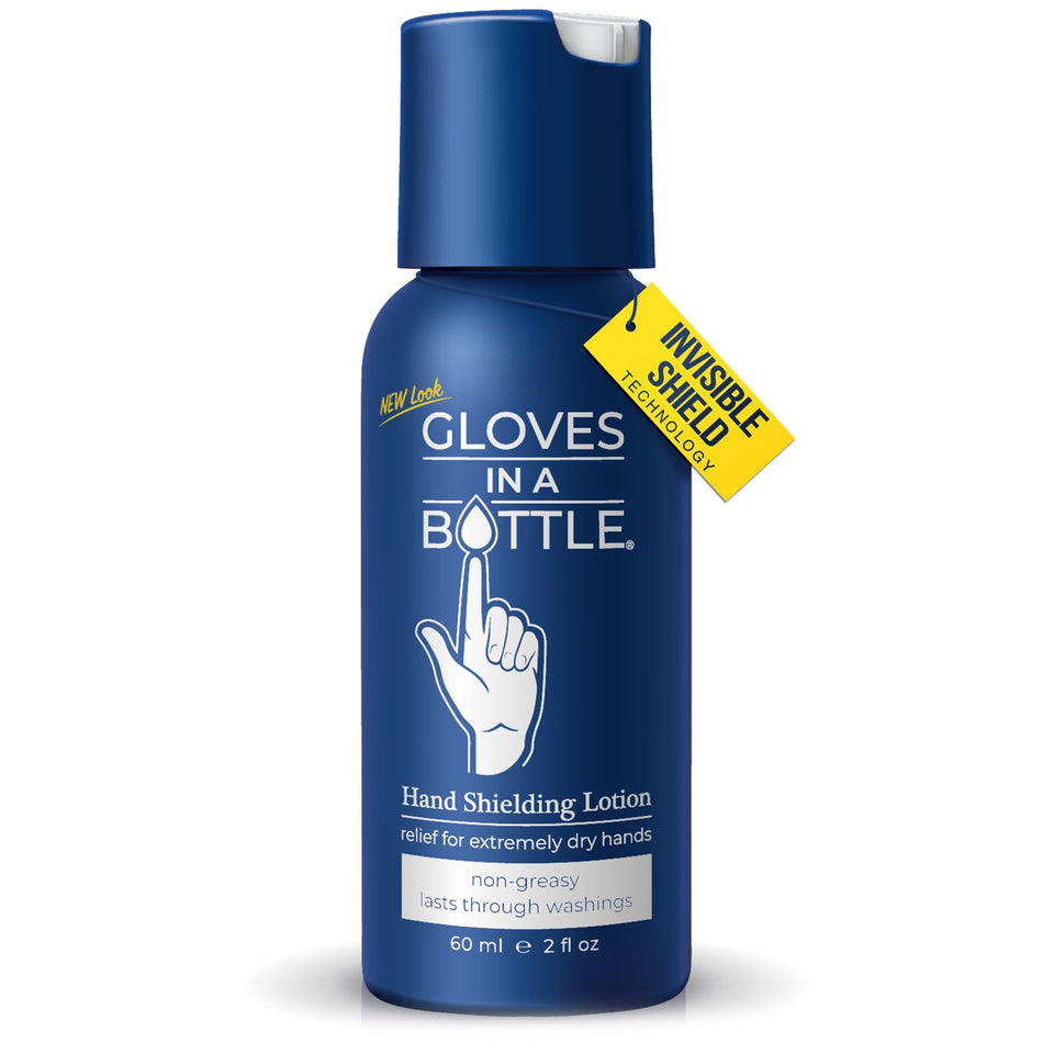 Gloves In A Bottle front packaging showing travel-size bottle and clear labeling for quick identification