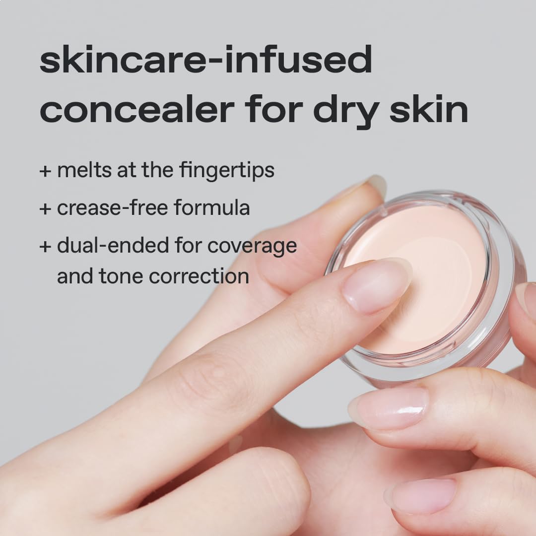 glow application under-eye demo illustrating brightening and coverage benefit