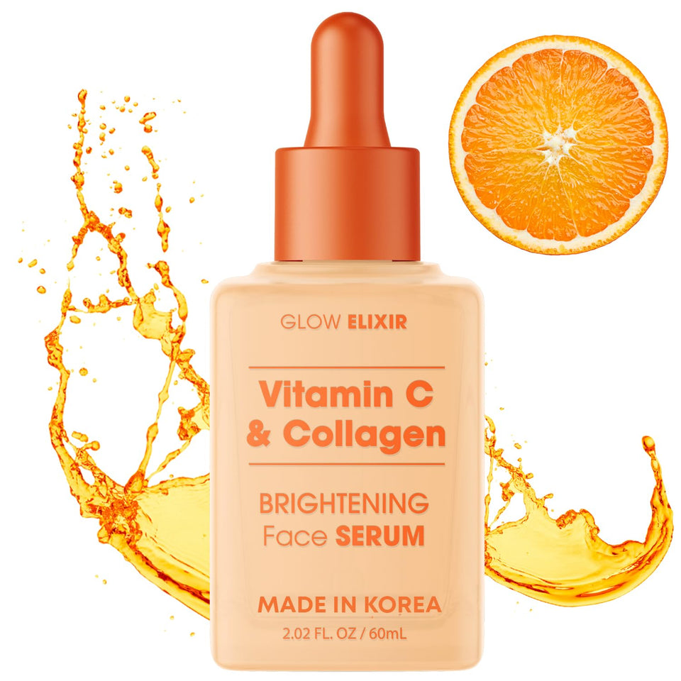 Glow Elixir front bottle showing clean K‑beauty design and brightening benefit