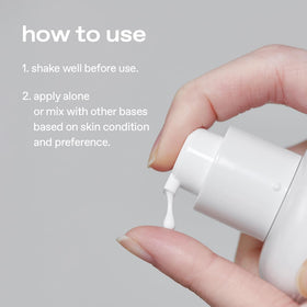 glow on bathroom counter in morning routine conveying quick radiant boost