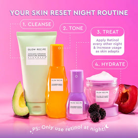 Glow Recipe 30ml bottle held in hand showing compact travel-friendly size
