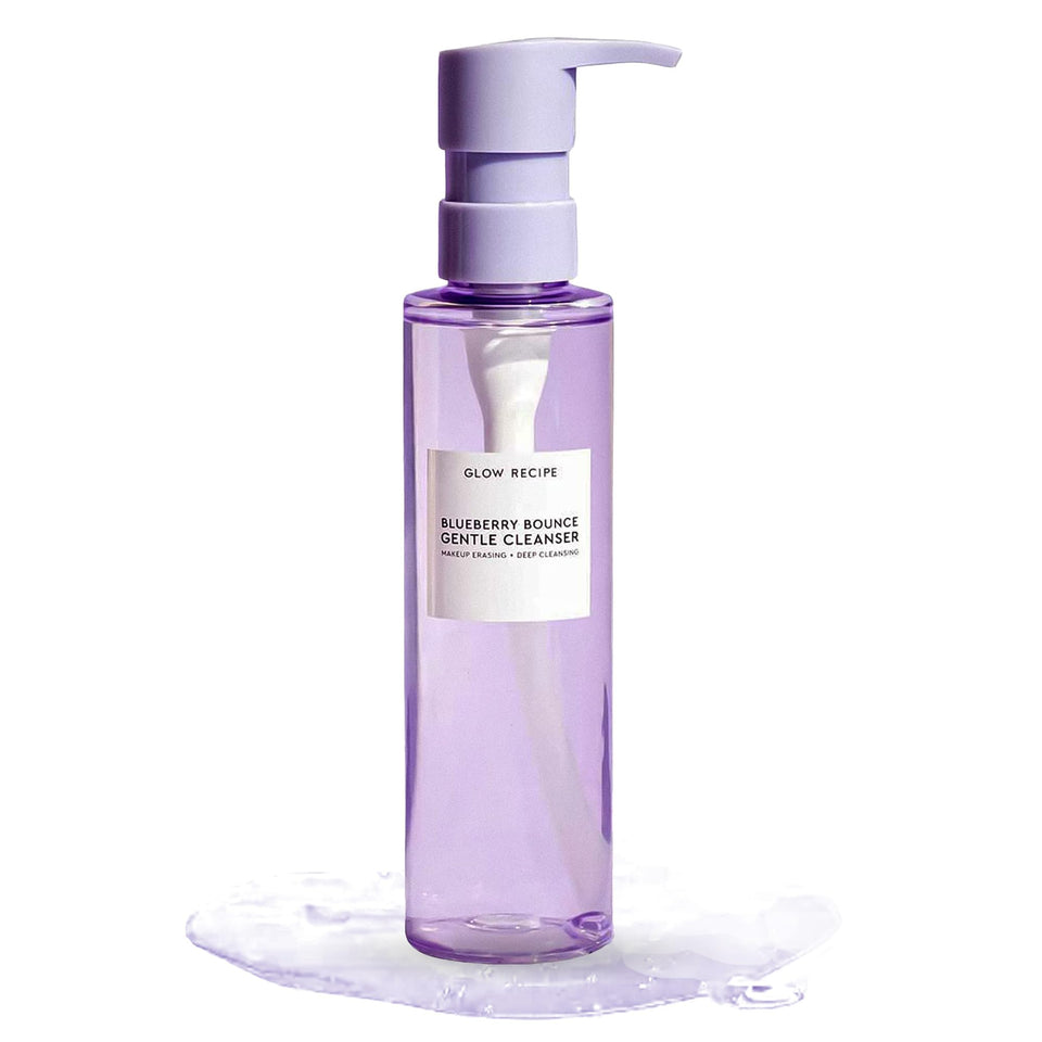 Glow Recipe bottle front packaging showing product and benefits