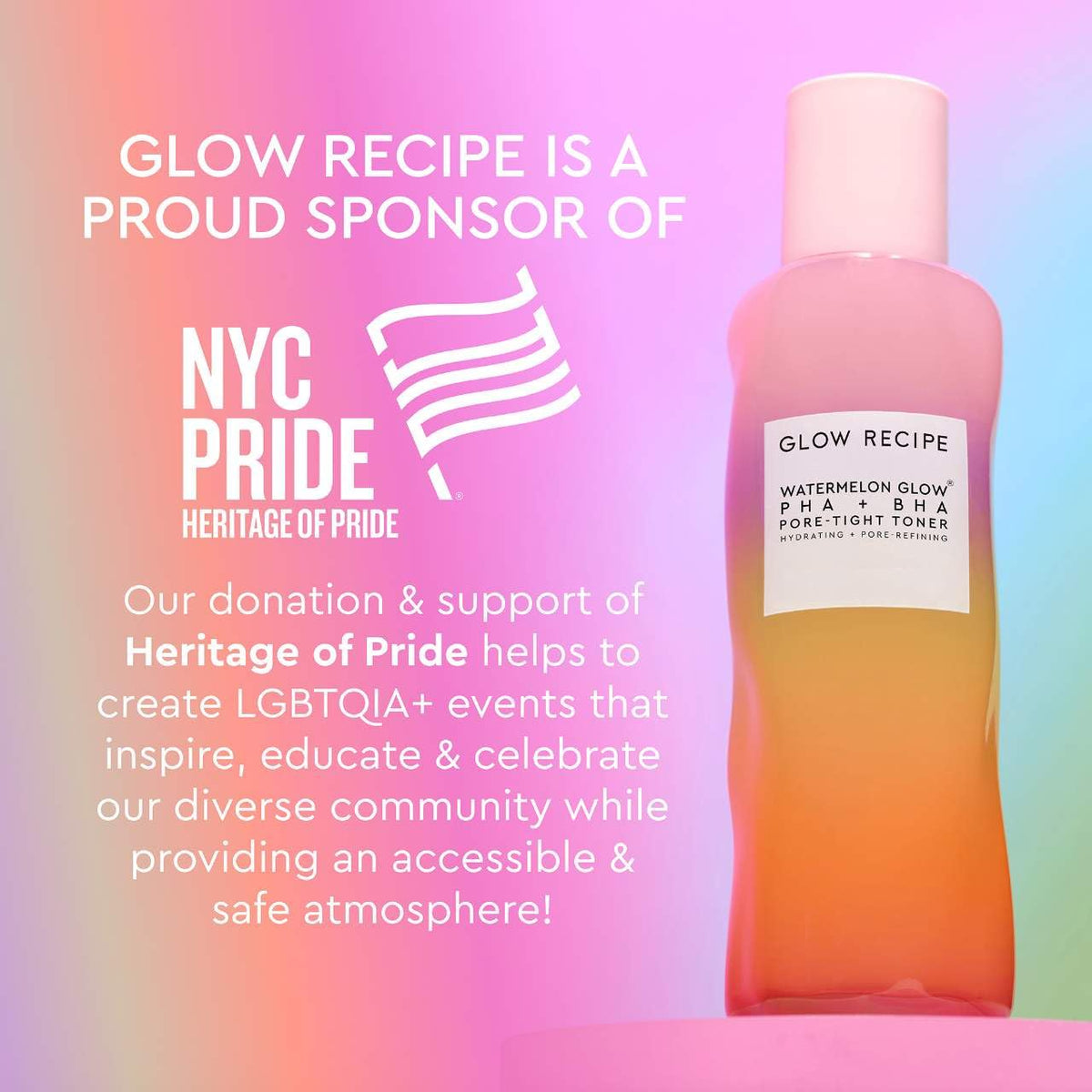 Glow Recipe close-up of toner texture highlighting smooth hydration