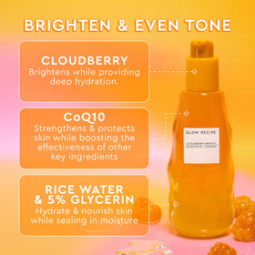 Glow Recipe texture of Cloudberry essence demonstrating lightweight hydration