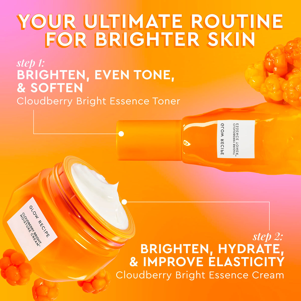 Glow Recipe original jar with refill pod emphasizing sustainable swap