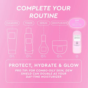 Glow Recipe applying Dew Shield under foundation to create a smooth base