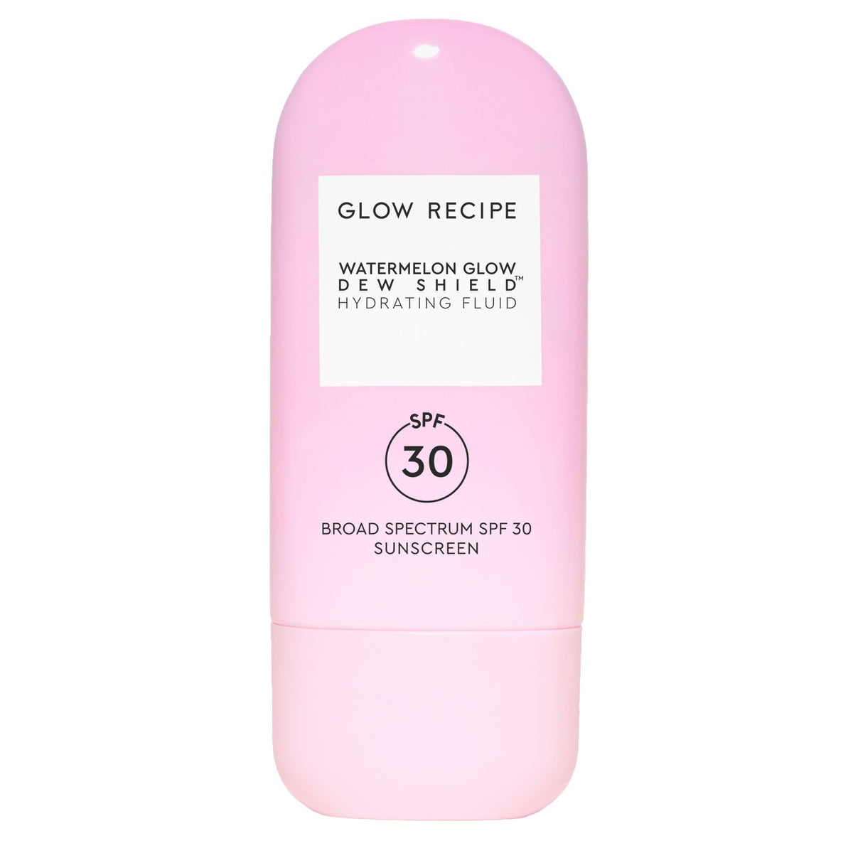 Glow Recipe front packaging showing tube and branding with SPF benefit