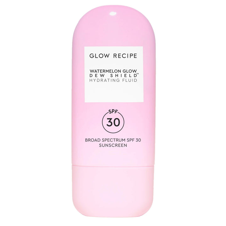 Glow Recipe front packaging showing tube and branding with SPF benefit