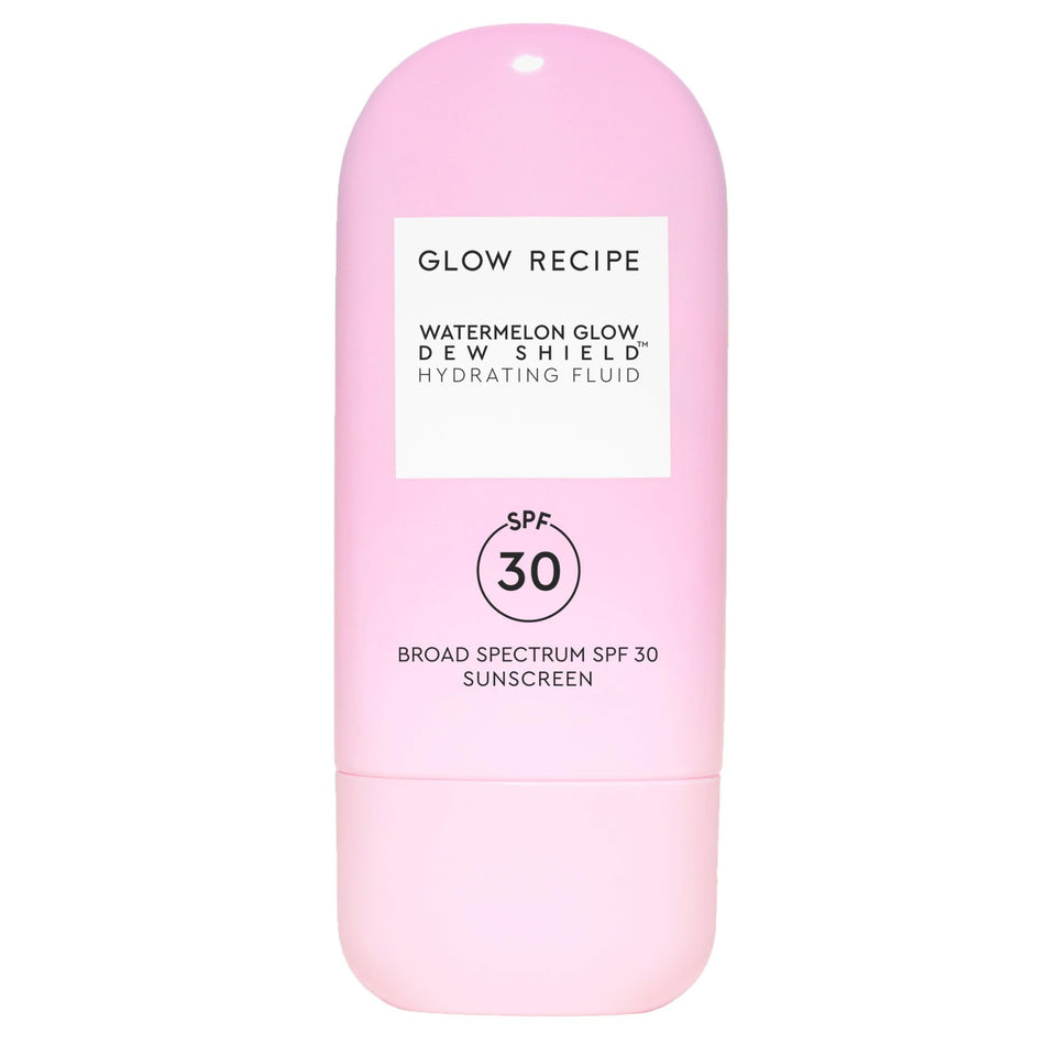 Glow Recipe front packaging showing tube and branding with SPF benefit