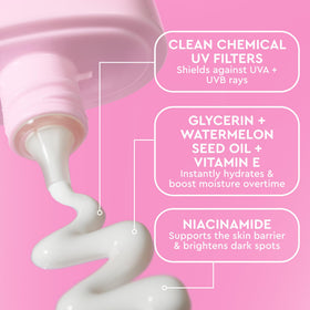 Glow Recipe squeeze showing a small drop ready for application and hydration