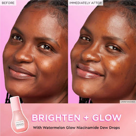Glow Recipe droplet on skin demonstrating quick absorption benefit