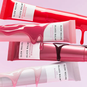 Glow Recipe sheer pink swatch on skin showing buildable tint benefit