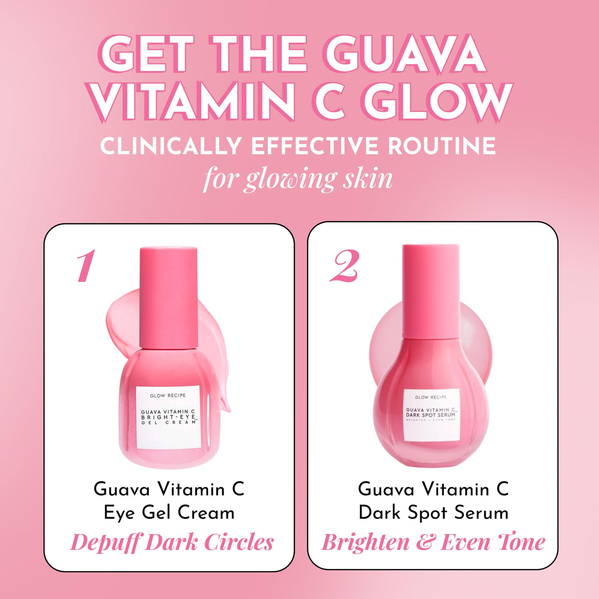Glow Recipe bottle styled on bathroom counter, conveys everyday skincare routine