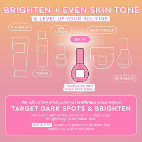 Glow Recipe label detail showing ingredients and vegan claim, supports clean formulation