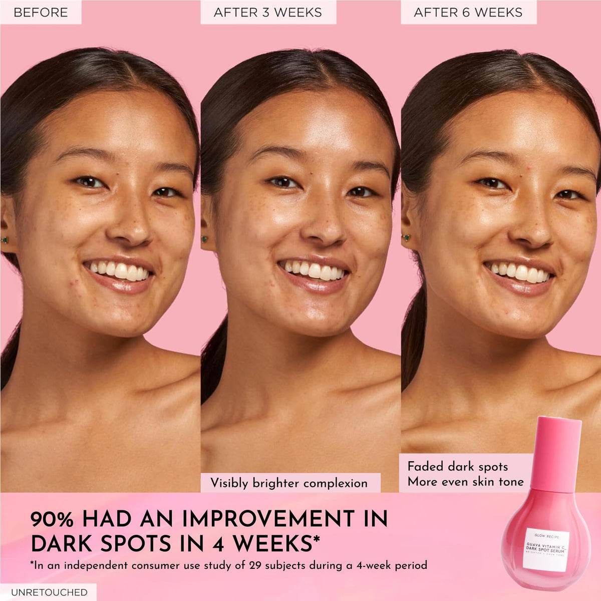 Glow Recipe guava extract close-up with fruit, highlights antioxidant-rich ingredient