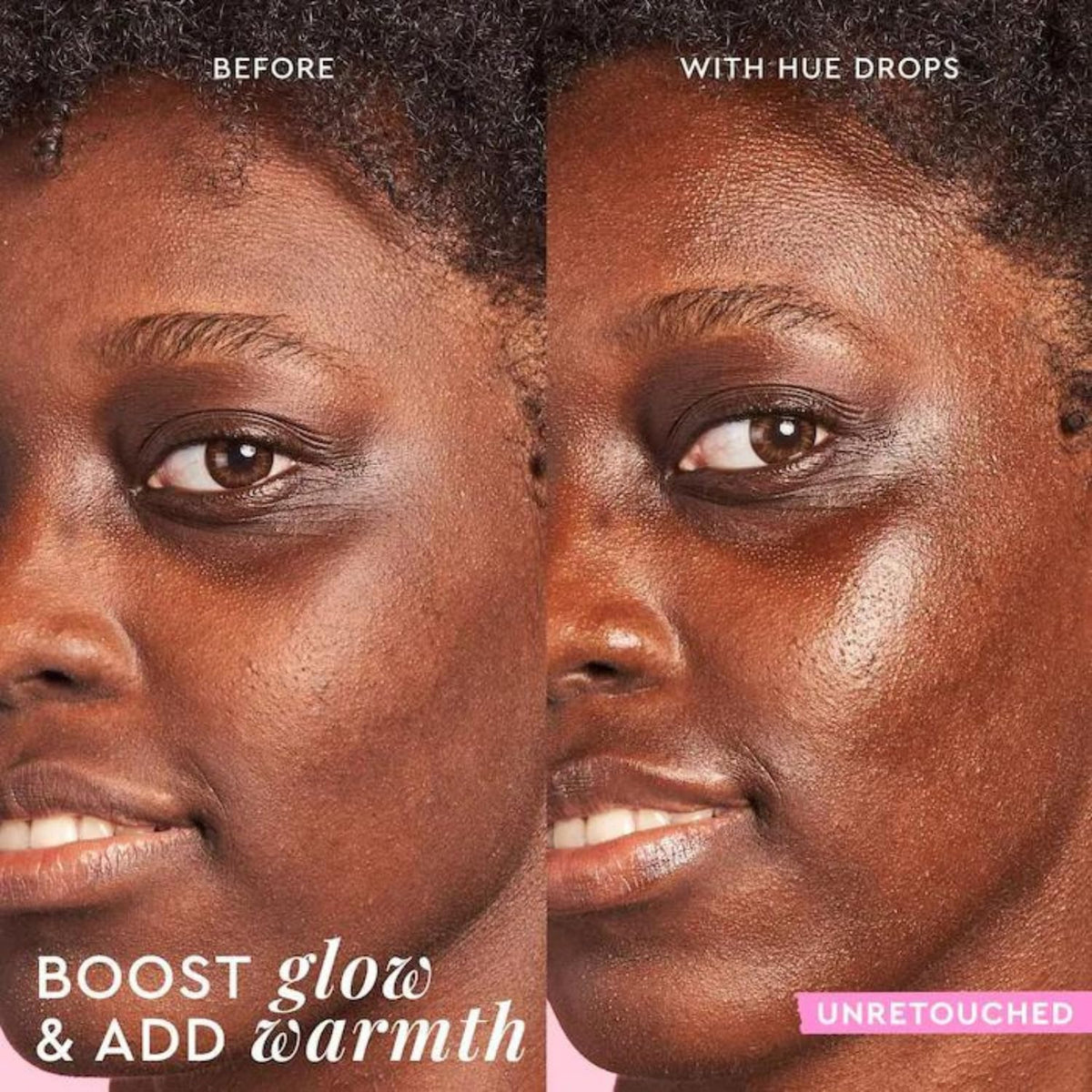 Glow Recipe packaging label close-up highlighting niacinamide benefits