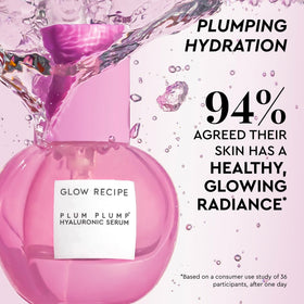 Glow Recipe hyaluronic serum texture close-up showing fast-absorbing hydration