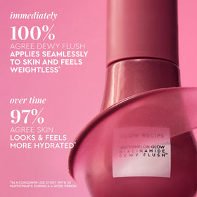 Glow Recipe product on vanity conveying everyday routine ease and aesthetic benefit
