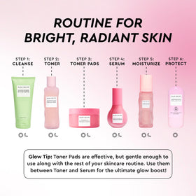 Glow Recipe pad saturated with solution for effective vitamin C delivery